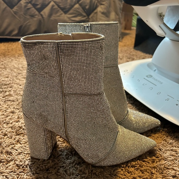 Steve Madden Sparkle Booties - Picture 1 of 4